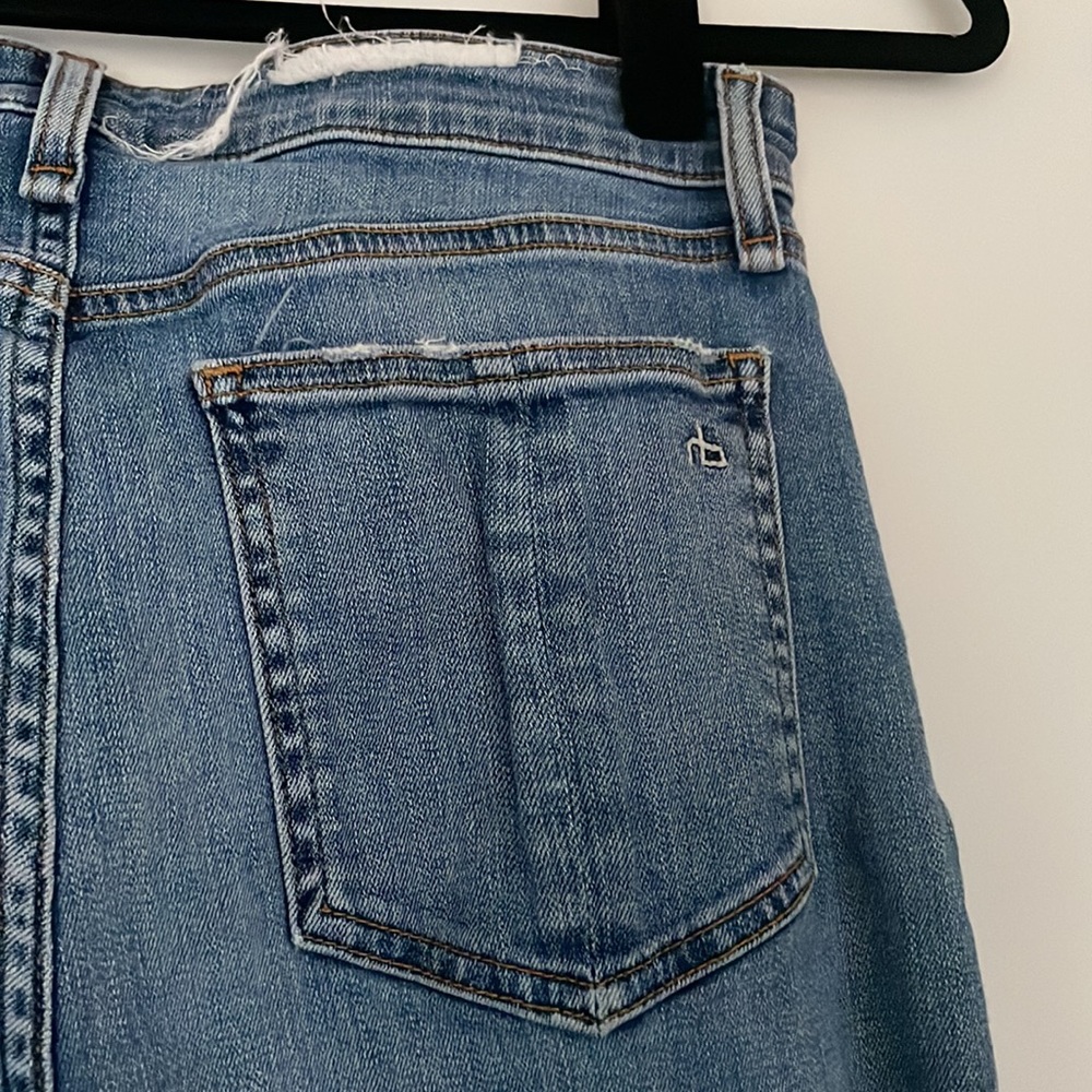 Rag & Bone Nina High Rise Ankle Flare Jeans in West Marin - Picture 9 of 9